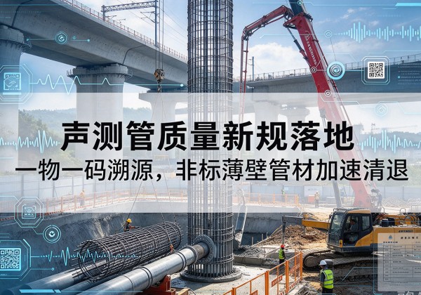 天峻声测管质量新规落地，一物一码溯源，非标薄壁管材加速清退