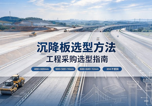 天峻沉降板选择方法